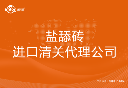 鹽舔磚進口清關(guān)代理公司